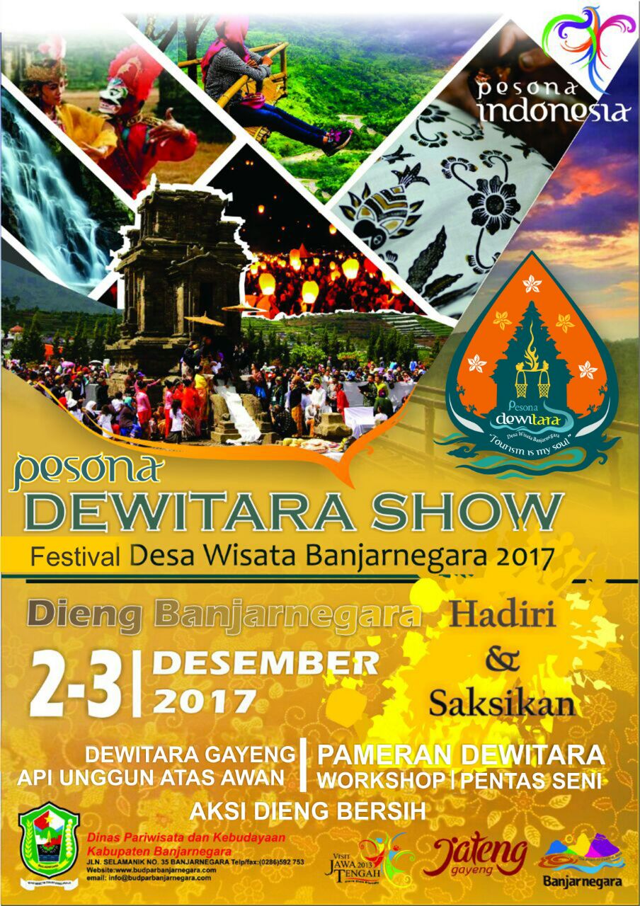 FESTIVAL DESA WISATA BANJARNEGARA 2017 budaya Pesona